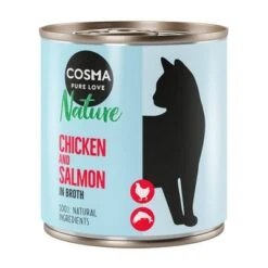 Cosma Nature 6 X 280 G -Mascota Suministros Ventas cosma nature chickensalmon 280g 1000x1000 2