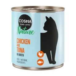 Cosma Nature 6 X 280 G -Mascota Suministros Ventas cosma nature chickentuna 280g 1000x1000 0