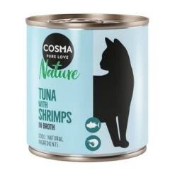 Cosma Nature 6 X 280 G -Mascota Suministros Ventas cosma nature tunashrimps 280g 1000x1000 8