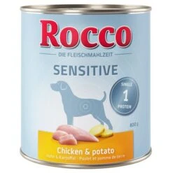 Pack De Prueba: Rocco Sensitive 6 X 800 G -Mascota Suministros Ventas etikett rocco nf sensitive 800g huhn 1000x1000 8