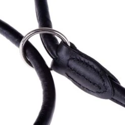 Correa Ajustable De Cuero Hunter Round & Soft Negra 16 Correa Ajustable De Cuero Hunter Round & Soft Negra -Mascota Suministros Ventas lederleinen 14 3