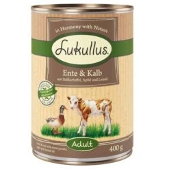 Lukullus Adult Sin Cereales 6 X 400 G 16 Lukullus Adult Sin Cereales 6 X 400 G -Mascota Suministros Ventas lukullus entekalb 400g 1000x1000 8