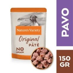 Nature's Variety Original Paté No Grain Mini 8 X 150 G -Mascota Suministros Ventas nv ecom lanza toolkit hero image f2 dog 1500x1500 pate pavo 150gr 4