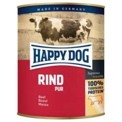 Happy Dog Pure Comida Húmeda Para Perros 6 X 800 G -Mascota Suministros Ventas pla hd rind 800g 4