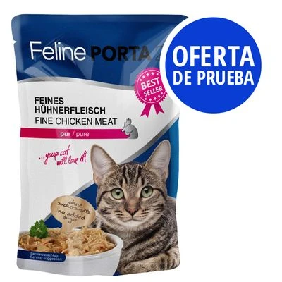 Feline Porta 21 6 X 100 G Comida Húmeda Para Gatos - Pack De Prueba 3 Feline Porta 21 6 X 100 G Comida Húmeda Para Gatos - Pack De Prueba