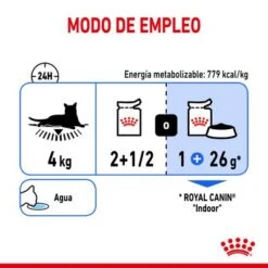 Royal Canin Indoor Sterilised Paté -Mascota Suministros Ventas rc spt wet indsterloaf cv 6 es es 6