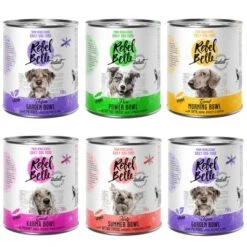 Rebel Belle Adult Comida Vegetariana Y Vegana Para Perros - Pack Mixto 22 Rebel Belle Adult Comida Vegetariana Y Vegana Para Perros - Pack Mixto -Mascota Suministros Ventas rebel belle mixpaket 750g 6