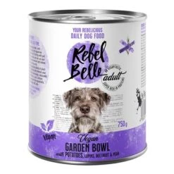 Rebel Belle Adult Comida Vegetariana Y Vegana Para Perros - Pack Mixto 23 Rebel Belle Adult Comida Vegetariana Y Vegana Para Perros - Pack Mixto -Mascota Suministros Ventas rebelbelle adult gf garden 750g 1000x1000 7