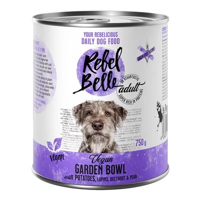Rebel Belle Adult Comida Vegetariana Y Vegana Para Perros - Pack Mixto 11 Rebel Belle Adult Comida Vegetariana Y Vegana Para Perros - Pack Mixto - Imagen 9