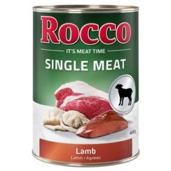 Pack Ahorro Rocco Single Meat 12 X 400 G 11 Pack Ahorro Rocco Single Meat 12 X 400 G -Mascota Suministros Ventas rocco nf singlemeat 400g lamb 1000x1000 2