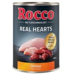 Rocco Real Hearts 6 X 400 G 8 Rocco Real Hearts 6 X 400 G -Mascota Suministros Ventas rocco realheart chicken 400g 1000x1000 2