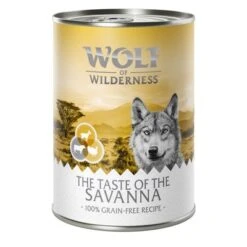 Megapack Wolf Of Wilderness The Taste Of 24 X 400 G 14 Megapack Wolf Of Wilderness The Taste Of 24 X 400 G -Mascota Suministros Ventas savanna 400g 1000x1000 6