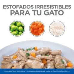 Hill's Science Plan Hill's Adult Healthy Cuisine Con Pollo Y Salmón Para Gatos -Mascota Suministros Ventas sp healthy cuisine thumbnails cat bowl es 3
