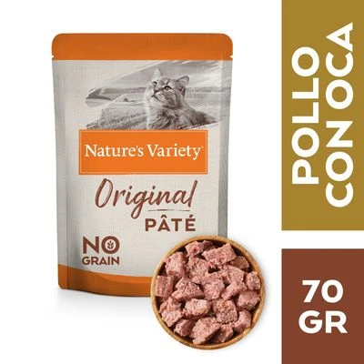 Nature's Variety Original Paté No Grain 12 X 70 G Para Gatos 10 Nature's Variety Original Paté No Grain 12 X 70 G Para Gatos - Imagen 8