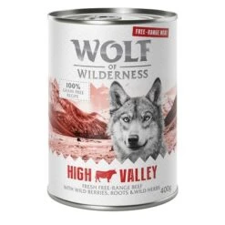 Wolf Of Wilderness Free Range 6 X 400 G 22 Wolf Of Wilderness Free Range 6 X 400 G -Mascota Suministros Ventas wow freerange highvalley 400g 1000x1000 7