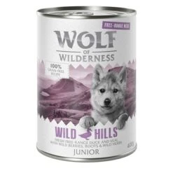 Wolf Of Wilderness Free Range Junior 12 X 400 G - Pack Ahorro 16 Wolf Of Wilderness Free Range Junior 12 X 400 G - Pack Ahorro -Mascota Suministros Ventas wow freerange junior wildhills 400g 1000x1000 7