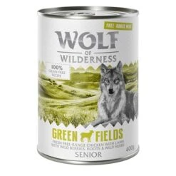 Wolf Of Wilderness Free Range Senior 6 X 400 G 13 Wolf Of Wilderness Free Range Senior 6 X 400 G -Mascota Suministros Ventas wow freerange senior greenfields 400g 1000x1000 2 0