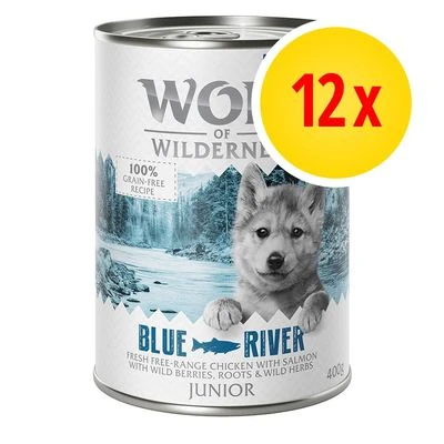 Wolf Of Wilderness Free Range Junior 12 X 400 G - Pack Ahorro 3 Wolf Of Wilderness Free Range Junior 12 X 400 G - Pack Ahorro