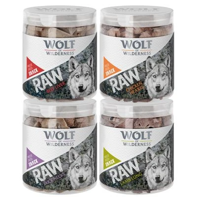 Pack Ahorro 4 X Wolf Of Wilderness RAW Snacks Liofilizados Premium 4 Pack Ahorro 4 X Wolf Of Wilderness RAW Snacks Liofilizados Premium - Imagen 2